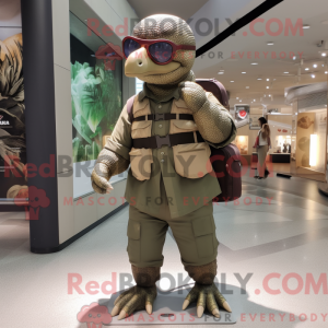 Pangolin mascotte kostuum...
