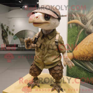 Pangolin-maskotdraktfigur...