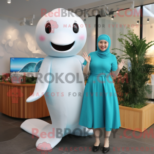 Cyan Beluga Whale...