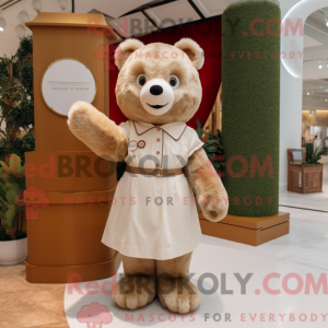 Figura de máscara de urso...