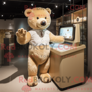 Beżowy Teddy...
