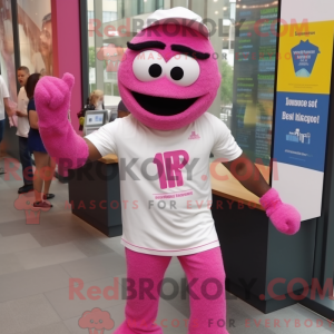 Rosa Jambalaya Maskottchen...