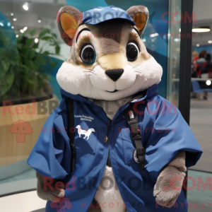 Navy Flying Squirrel maskot...