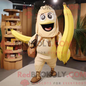 Beige bamaskot drakt...