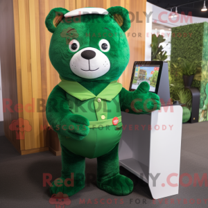Forest Green Bear mascot...