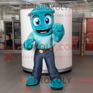 Costume mascotte de gant de...
