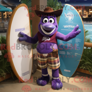 Postava maskota Purple...