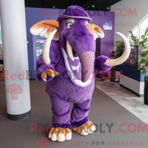 Disfraz de mascota Purple...