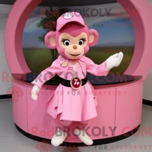 Máscara de Macaco Rosa...