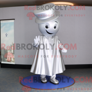 Silver Ray maskot kostyme...