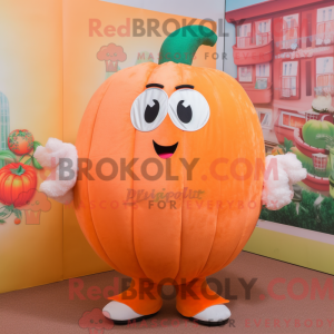 Peach Pumpkin mascot...