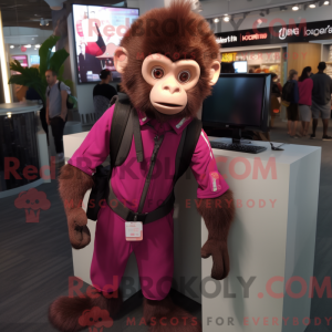 Mascotte de singe capucin...