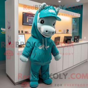 Disfraz de mascota Teal...