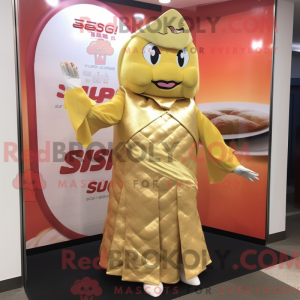 Máscara de sushi de gaivota...