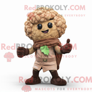 Brown Cauliflower mascot...