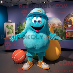 Turquoise Squash mascot...