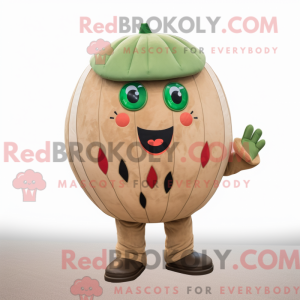 Tan Watermelon maskot...