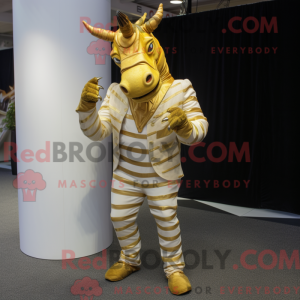 Personaggio mascotte Gold...