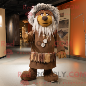 Brown Chief mascottekostuum...