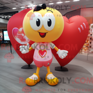 Peach Heart Shaped Balloons...