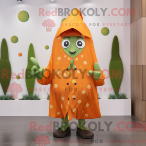 Olijf oranje mascotte...