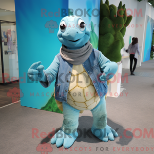 Turquoise zeeschildpad...