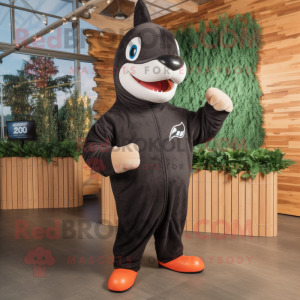 Rust Killer Whale maskot...