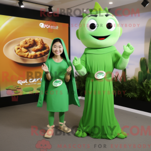 Green Pad Thai maskot...
