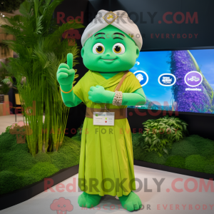 Green Pad Thai maskot...
