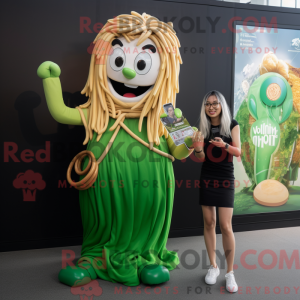 Green Pad Thai mascot...
