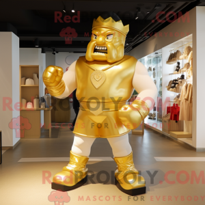 Costume mascotte Gold...