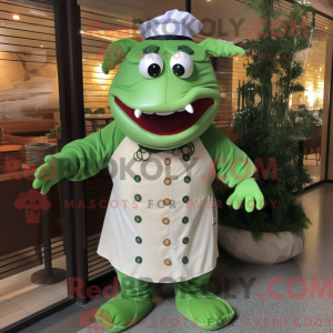 Grønn biff maskot kostyme...