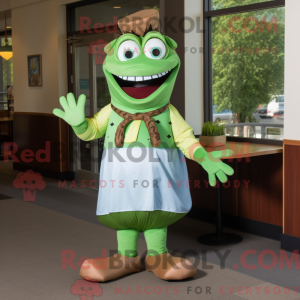 Zielony biff maskot kostyme...