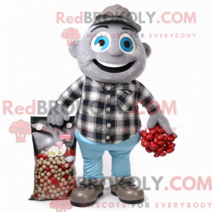 Postava maskota Grey Candy...