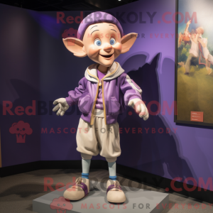 Lavendel elver maskot...