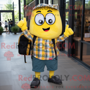 Personaggio mascotte giallo...