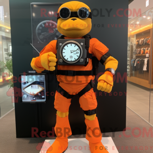Maska Orange Marine Recon...