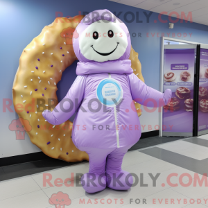 Lavendel Donut maskot...