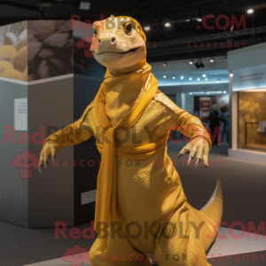 Gull Komodo Dragon maskot...