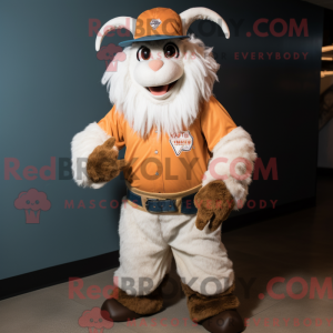 Rust Angora Goat maskot...