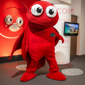 Red Stingray mascotte...