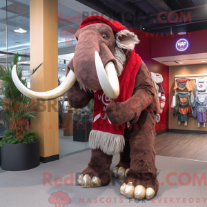 Maroon Mammoth maskot...