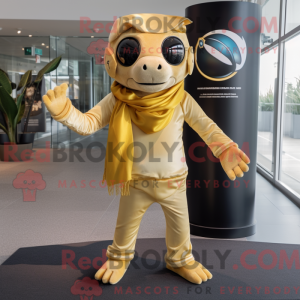 Maskotdraktfigur Gold...