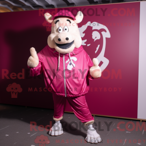 Magentafarbenes Beef...