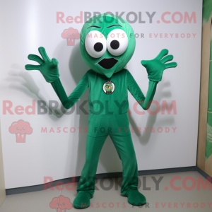 Forest Green Spider mascot...