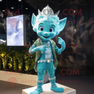 Personagem de mascote Cyan...