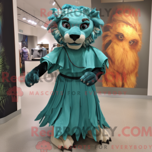 Disfraz de mascota Teal...