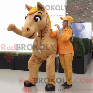 Tan Mare Maskottchen Kostüm...