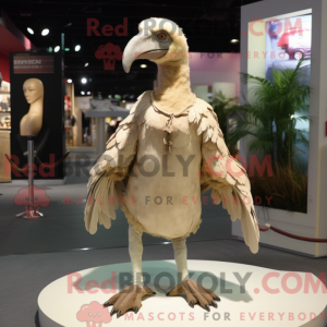 Beige Vulture maskot...