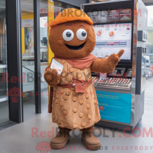 Rust Falafel mascot costume...